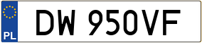 Truck License Plate